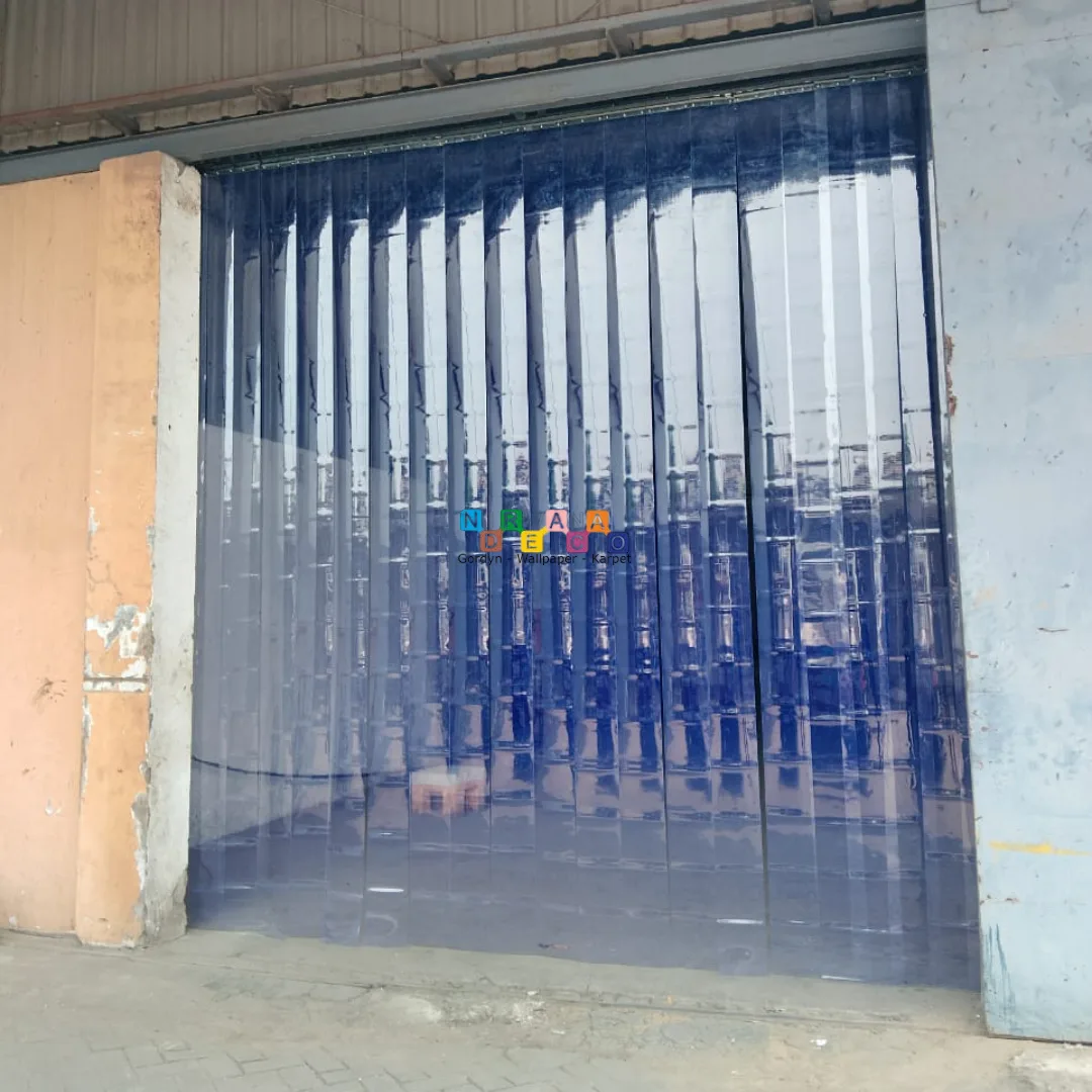 Pemasangan Tirai PVC Bening 2mm di CV Makmur Perkasa Nusantara Surabaya