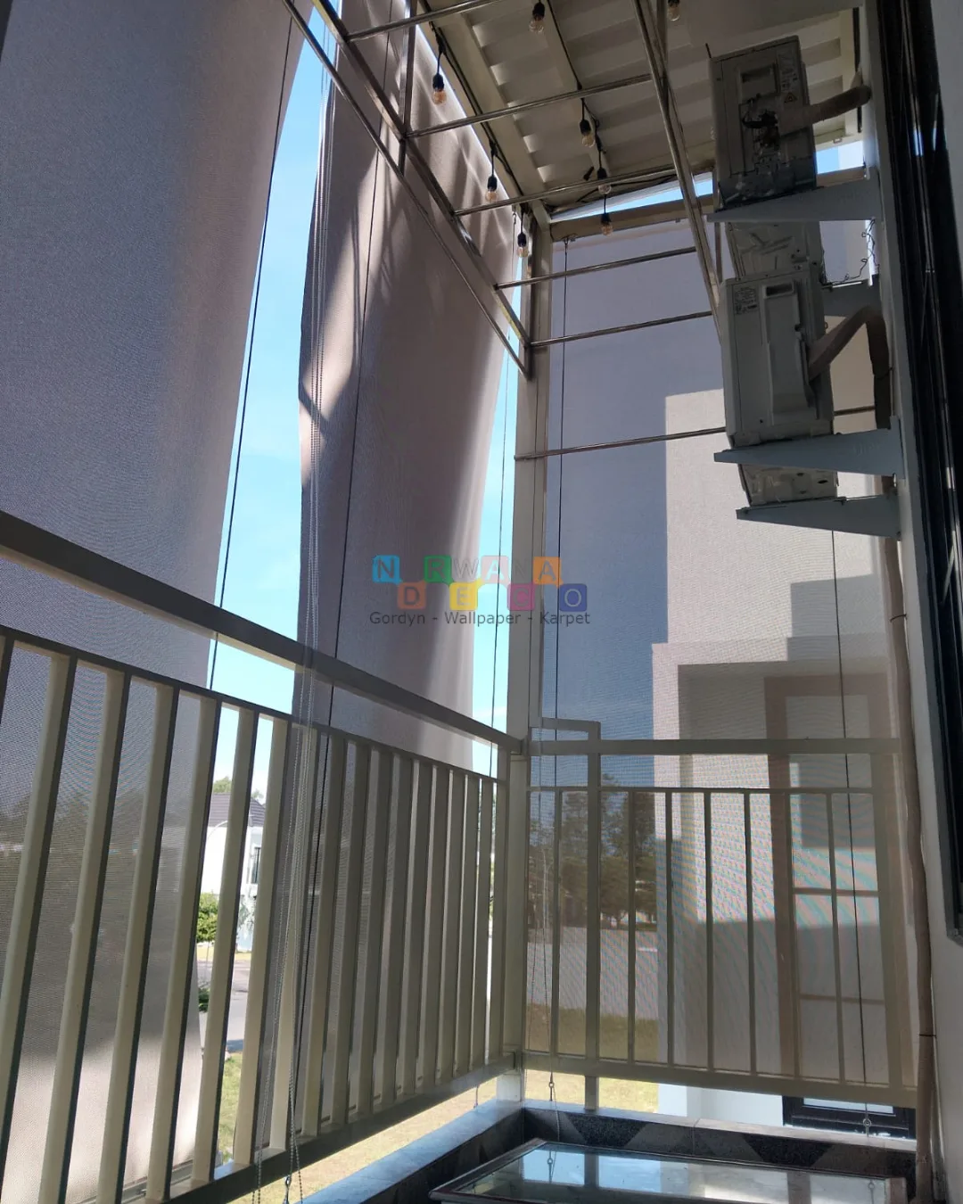 Pemasangan Roller Blind Outdoor di Sidoarjo