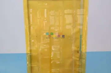 Pemasangan Tirai PVC Kuning 2mm di Malang