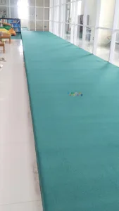 Pemasangan Karpet Lantai Di Perpustakaan Unisa, Yogyakarta