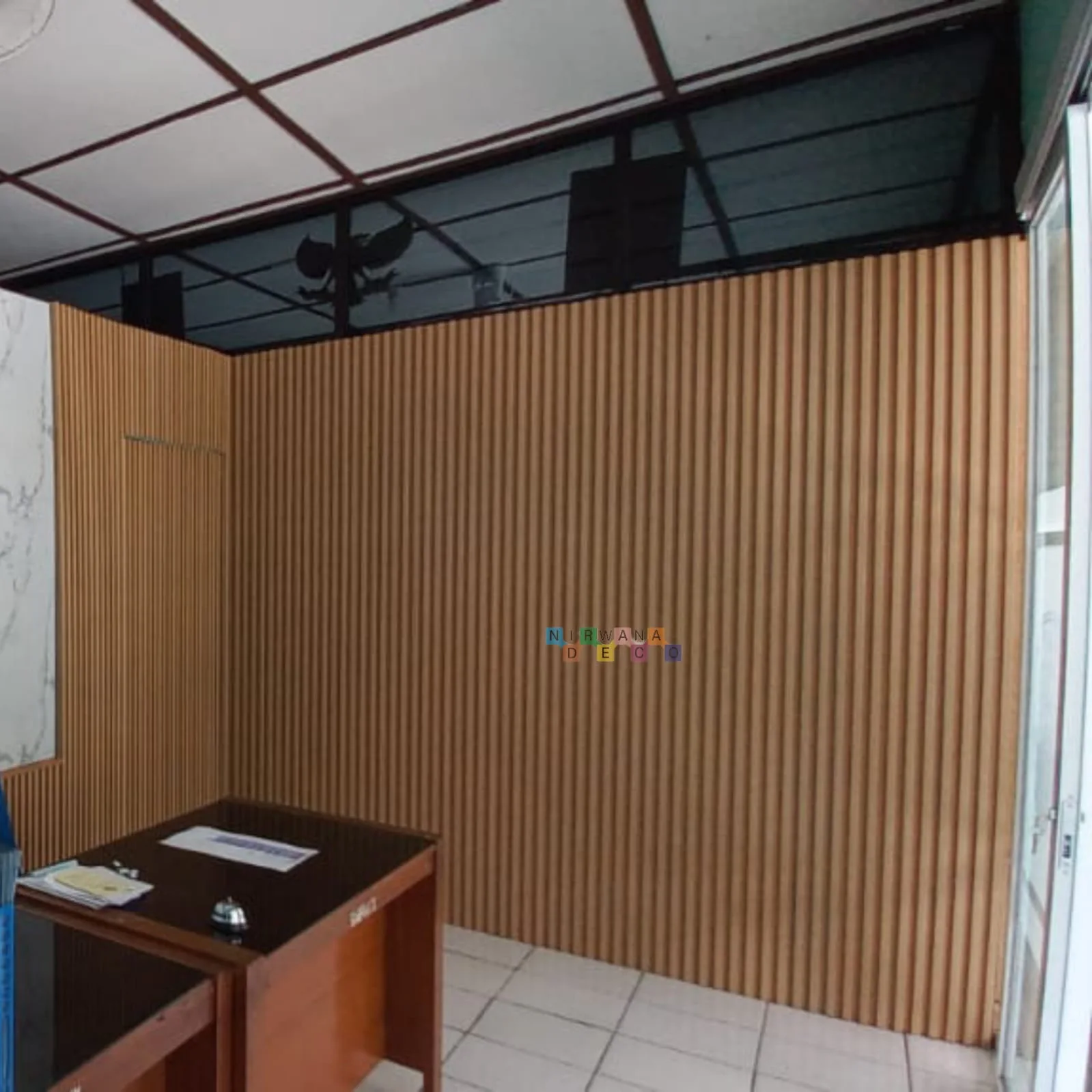Pemasangan WPC Di SMP Muhammadiyah 9, Yogyakarta