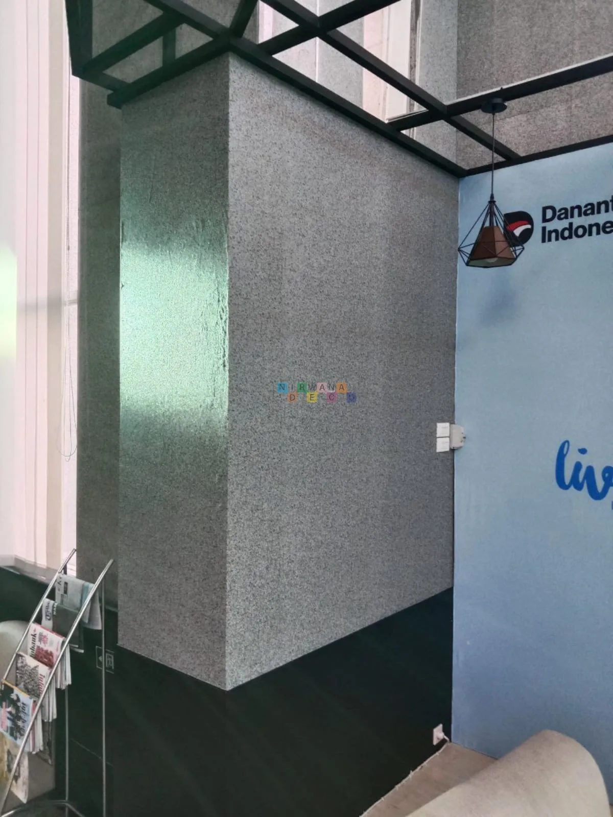 Pemasangan Wallpaper Di Bank Mandiri Sudirman, Yogyakarta