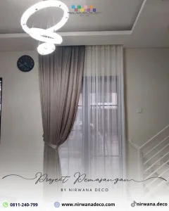 Pemasangan Gordyn dan Vitrage di Sidoarjo