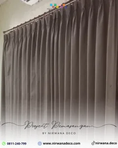 Pemasangan Gordyn di Tenggilis Surabaya oleh Nirwana Deco Surabaya