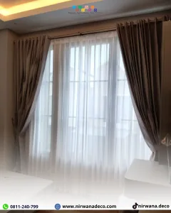 Pemasangan Gordyn dan Vitrage di Sidoarjo