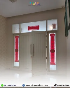 Pemasangan Wallpaper di Perum Chofa Surabaya oleh Nirwana Deco Surabaya