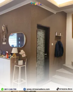 Pemasangan Wallpaper di Lontar Surabaya oleh Nirwana Deco Surabaya