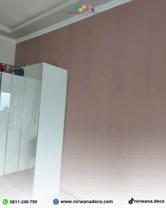 Pemasangan Wallpaper di Lontar Surabaya oleh Nirwana Deco Surabaya