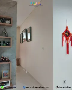 Pemasangan Wallpaper di Perum Chofa Surabaya oleh Nirwana Deco Surabaya