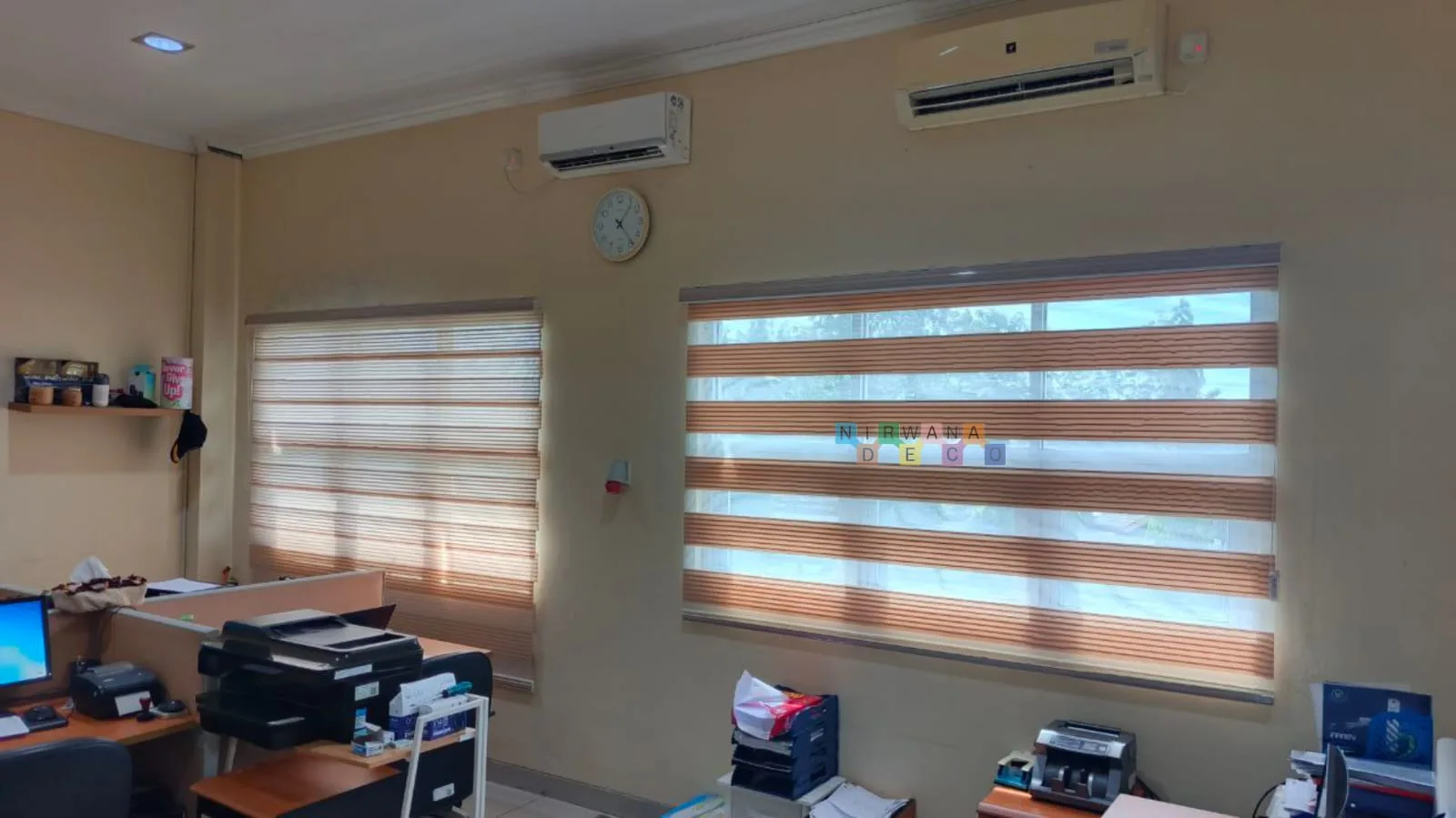 Pemasangan Zebra Blinds Di Sun Focus Office, Yogyakarta