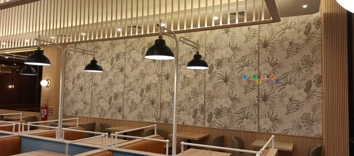 Proyek Pemasangan Wallpaper Custom Di The Aloon Aloon Mall, Magelang