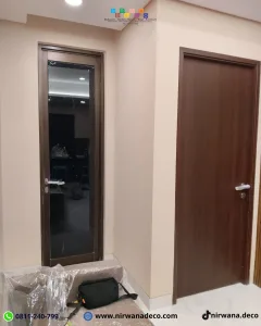 Pemasangan Wallpaper dan WPC di Apartemen Trans Icon Surabaya oleh Nirwana Deco Surabaya