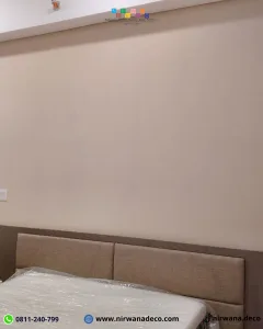 Pemasangan Wallpaper dan WPC di Apartemen Trans Icon Surabaya oleh Nirwana Deco Surabaya