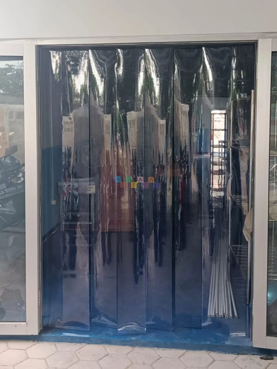 Proyek Pemasangan Tirai PVC Di Karanganyar, Jawa Tengah