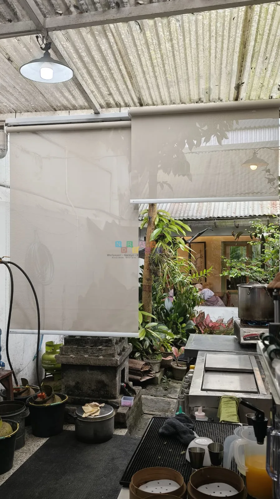 Pemasangan Roller Blinds Outdoor Di Parakan Kauman, Temanggung, Jawa Tengah