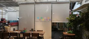 Pemasangan Roller Blinds Outdoor Di Parakan Kauman, Temanggung, Jawa Tengah