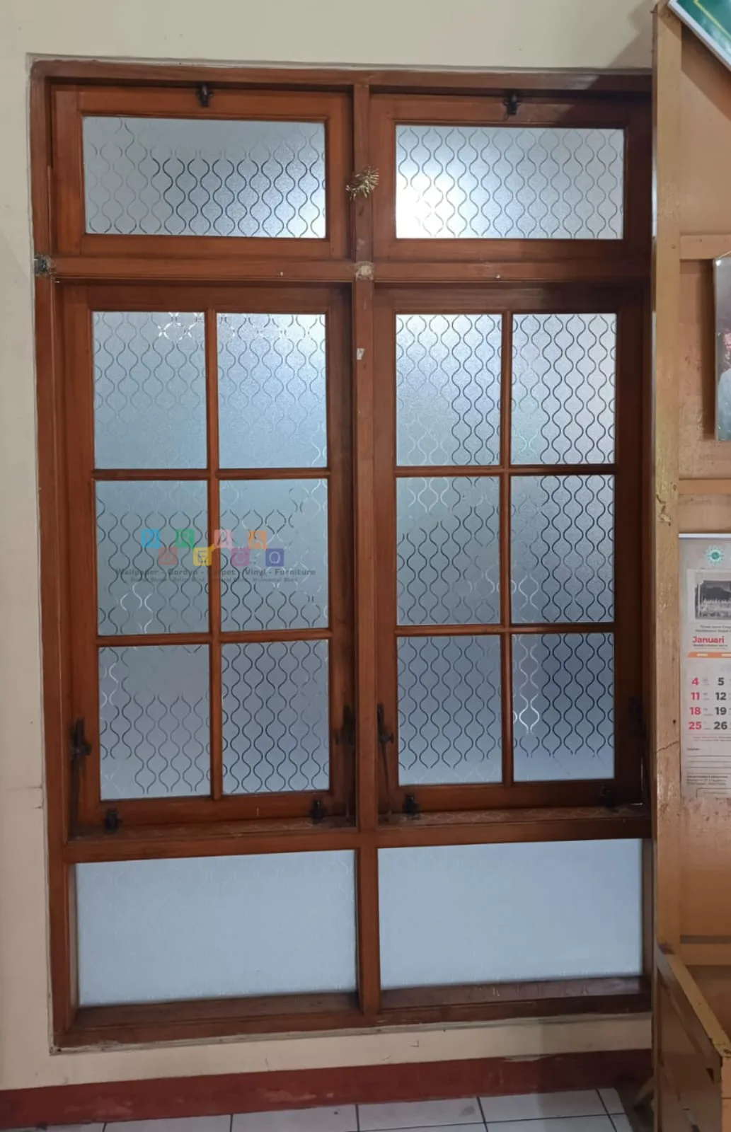 Proyek Pemasangan Sandblast Di Taman Bunga Busana Muslim, Yogyakarta