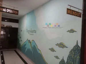 Proyek Pemasangan Wallpaper Custom Di BRI Corporated, Yogyakarta