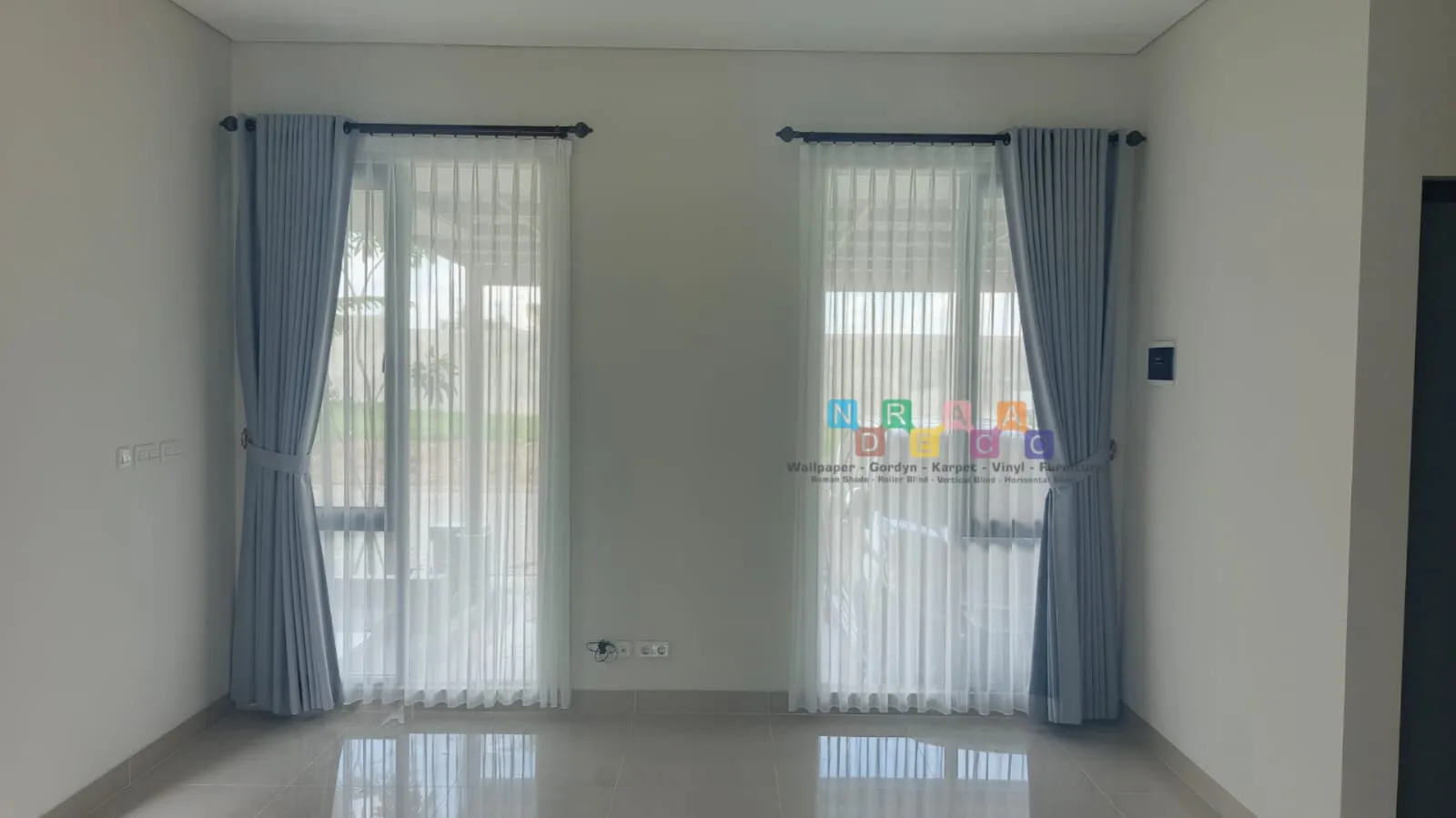 Pemasangan Gorden Di Vilas Palagan by Damai Putra Group, Ngaglik, Sleman