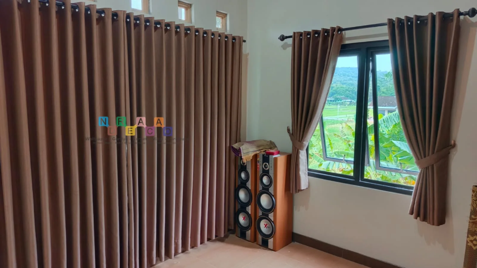 Pemasangan Gorden Di Kwasen, Srimartani, Bantul