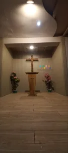 Pemasangan WPC Di Gereja Demangan, Yogyakarta