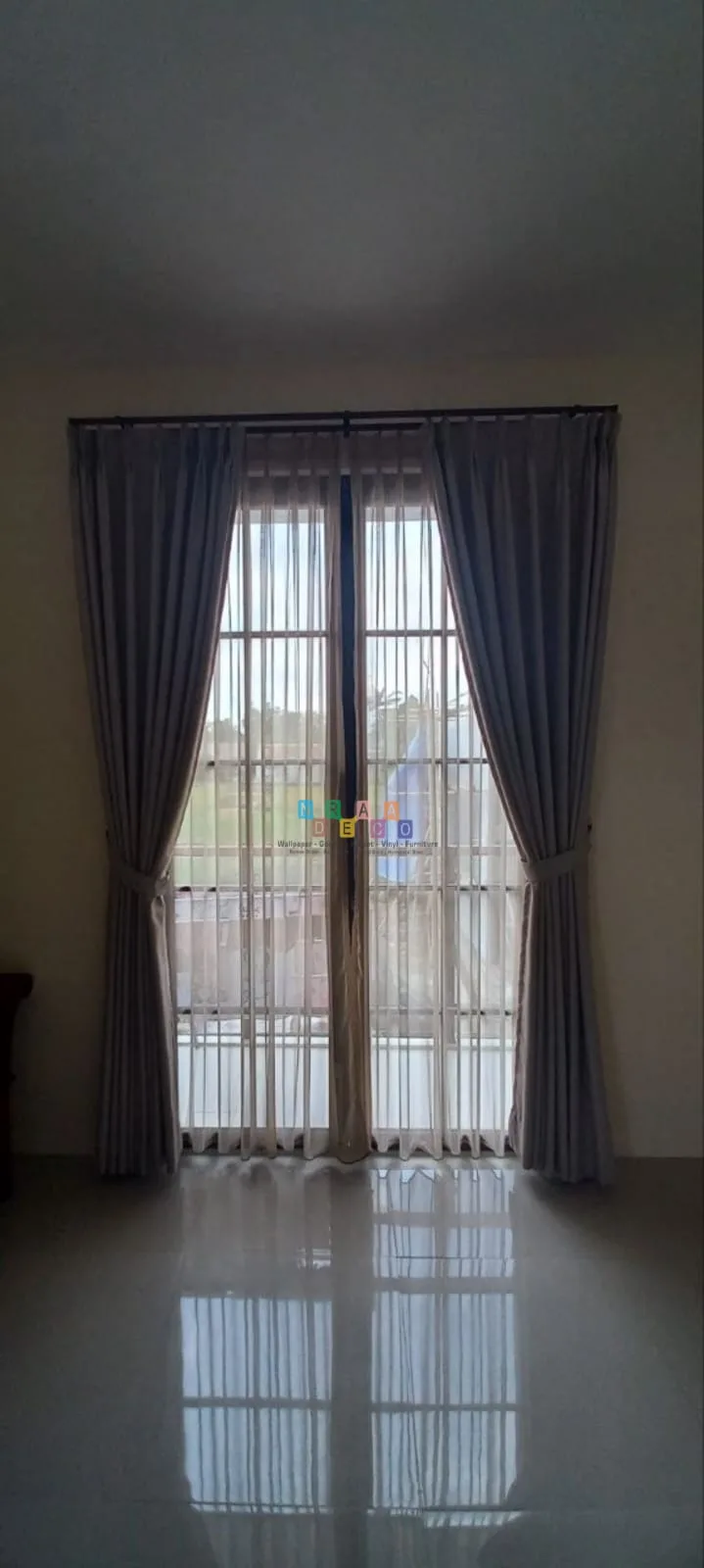 Pemasangan Gorden Di Bliss Villas 7, Ngaglik, Sleman