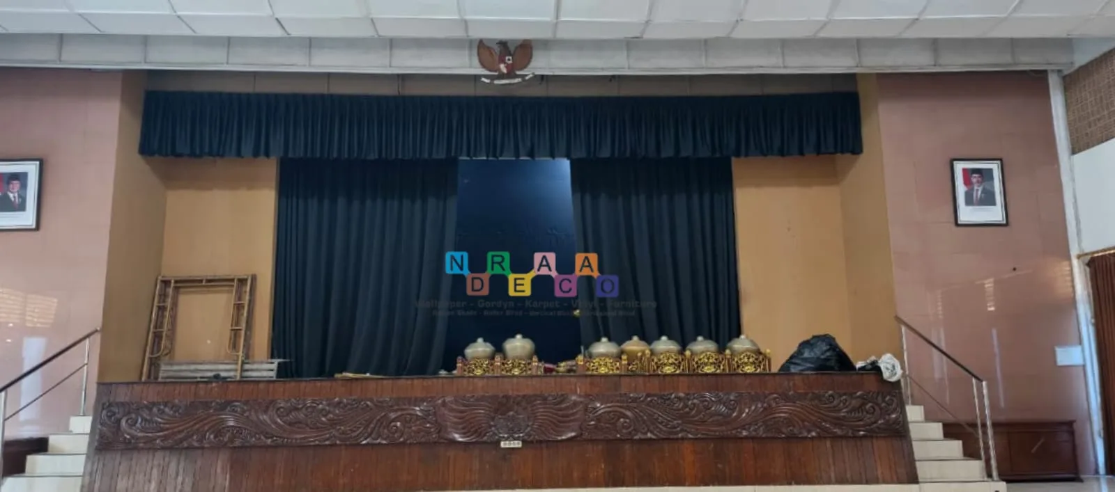 Pemasangan Gorden Otomatis Di SMKN 2 Depok, Sleman