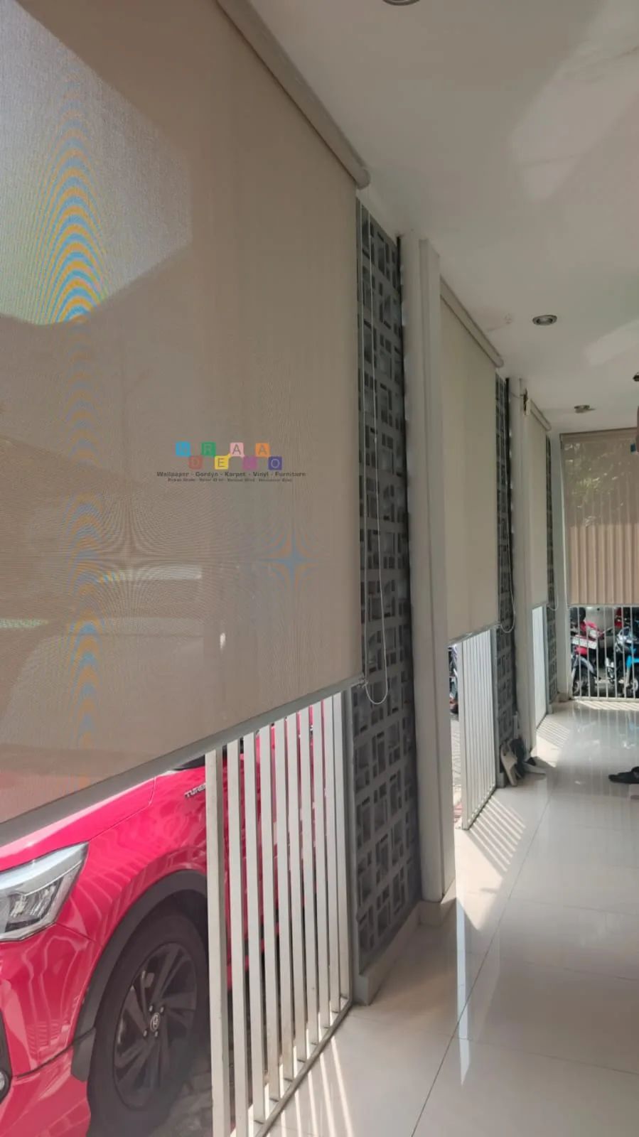 Pemasangan Roller Blinds Di Jl Matematika, Depok, Sleman