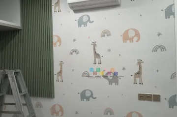 Proyek Pemasangan Wallpaper Custom Di Aquamarine Citraland, Surabaya