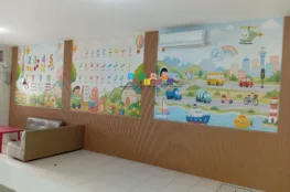 Pemasangan Wallcustom Di UNISA, Gamping, Sleman