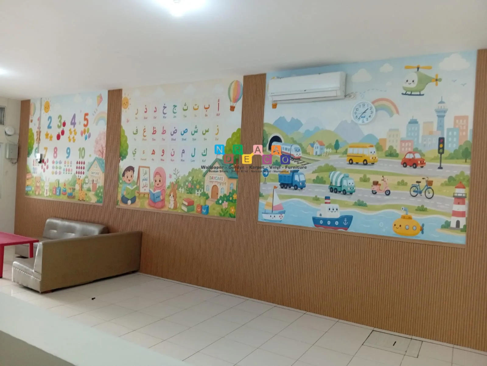 Pemasangan Wallcustom Di UNISA, Gamping, Sleman