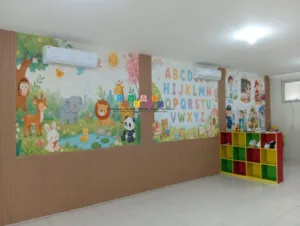 Pemasangan Wallcustom Di UNISA, Gamping, Sleman