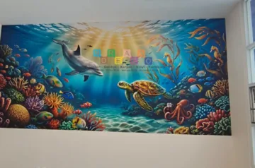 Pemasangan Wallcustom Di RS PKU Muhammadiyah Wonosobo
