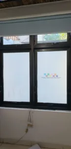 Proyek Pemasangan Sticker Sandblast Di Balai Pengadaan Perumahan Jawa, Sleman