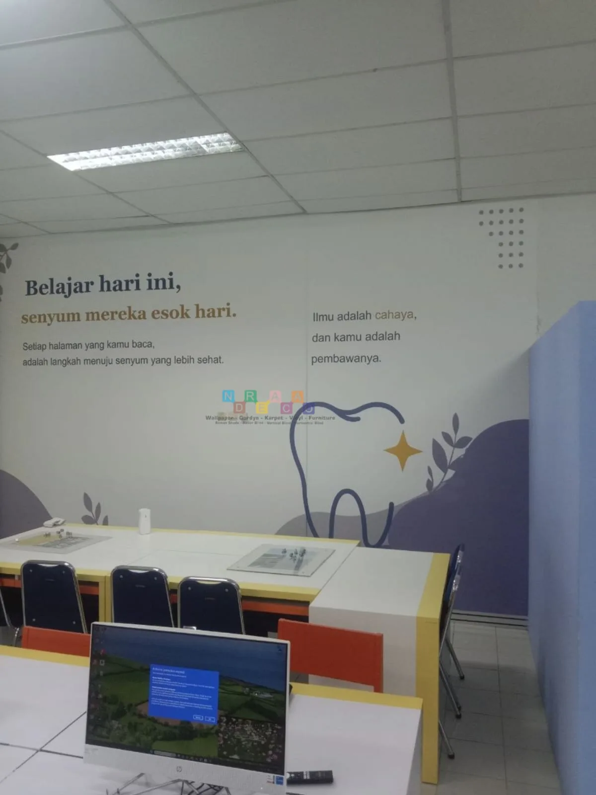 Pemasangan Wallcustom Di Jl Medika Sendowo, Sinduadi, Sleman