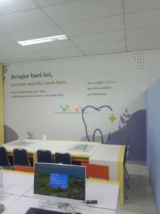 Pemasangan Wallcustom Di Jl Medika Sendowo, Sinduadi, Sleman