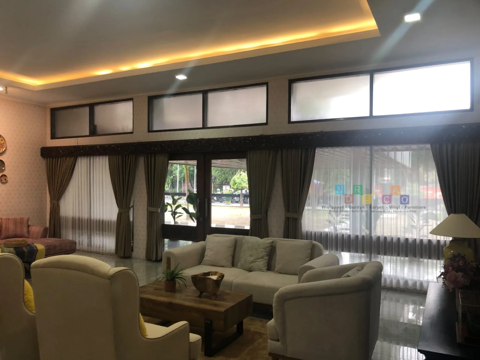 Proyek Pemasangan Gorden Di Mess Korem Timoho, Yogyakarta